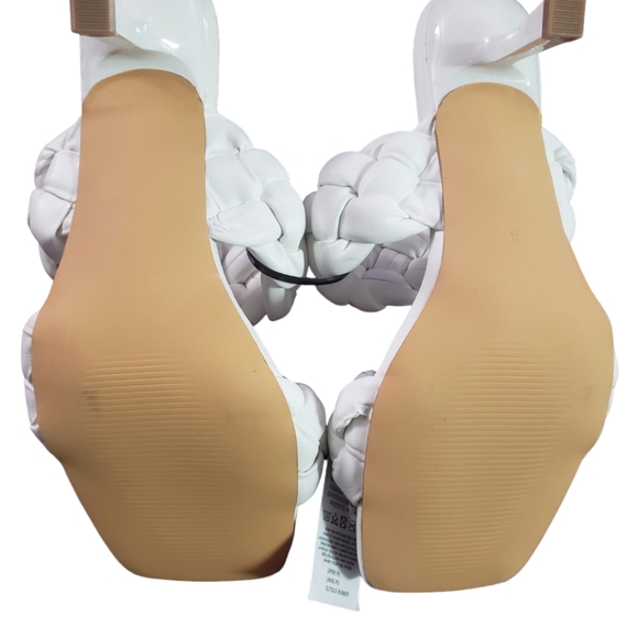 NWOB, MY SOFT BRAIDED SANDAL 3" HEEL - Picture 4 of 4